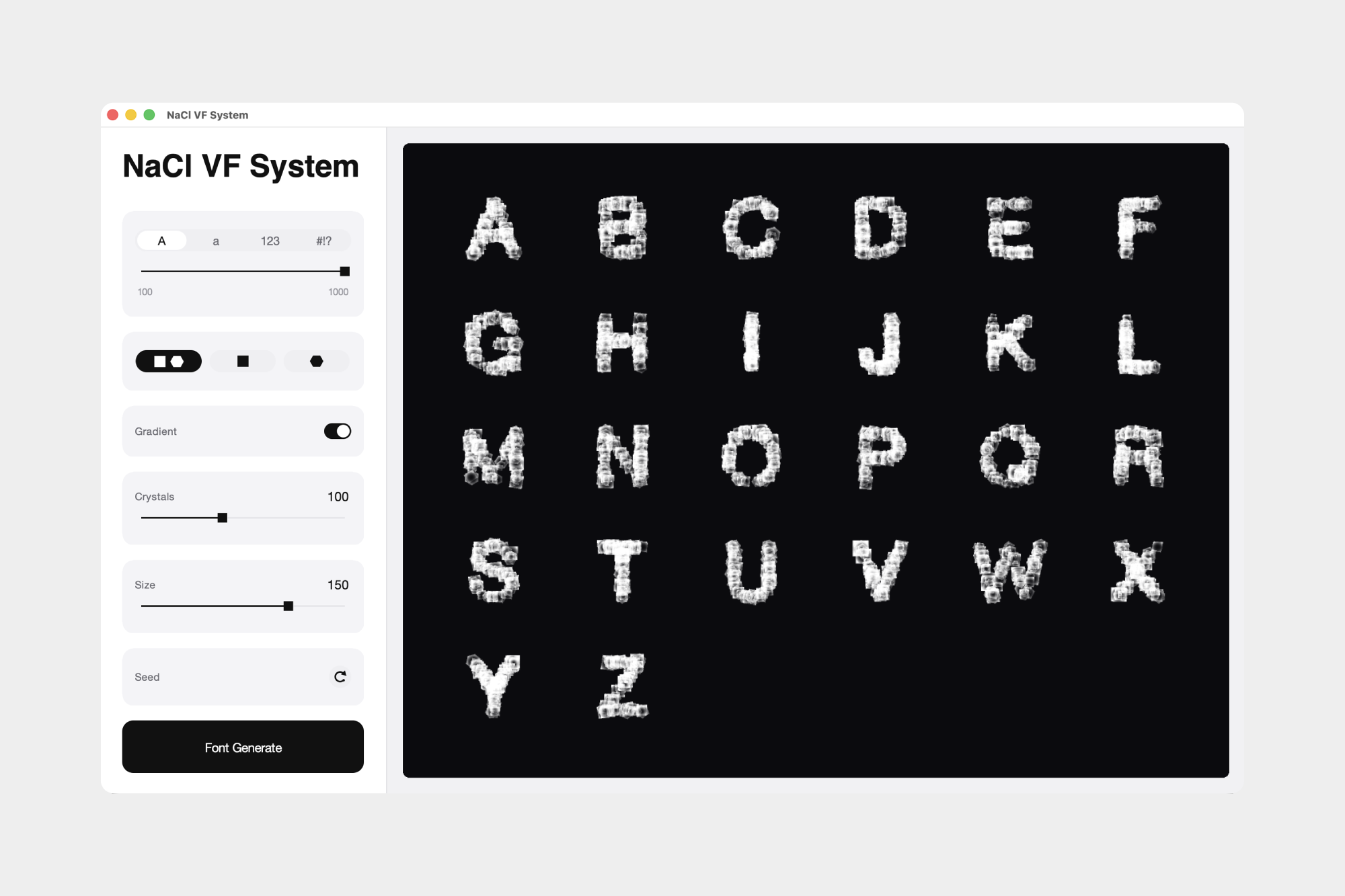 NaCl Variable Font